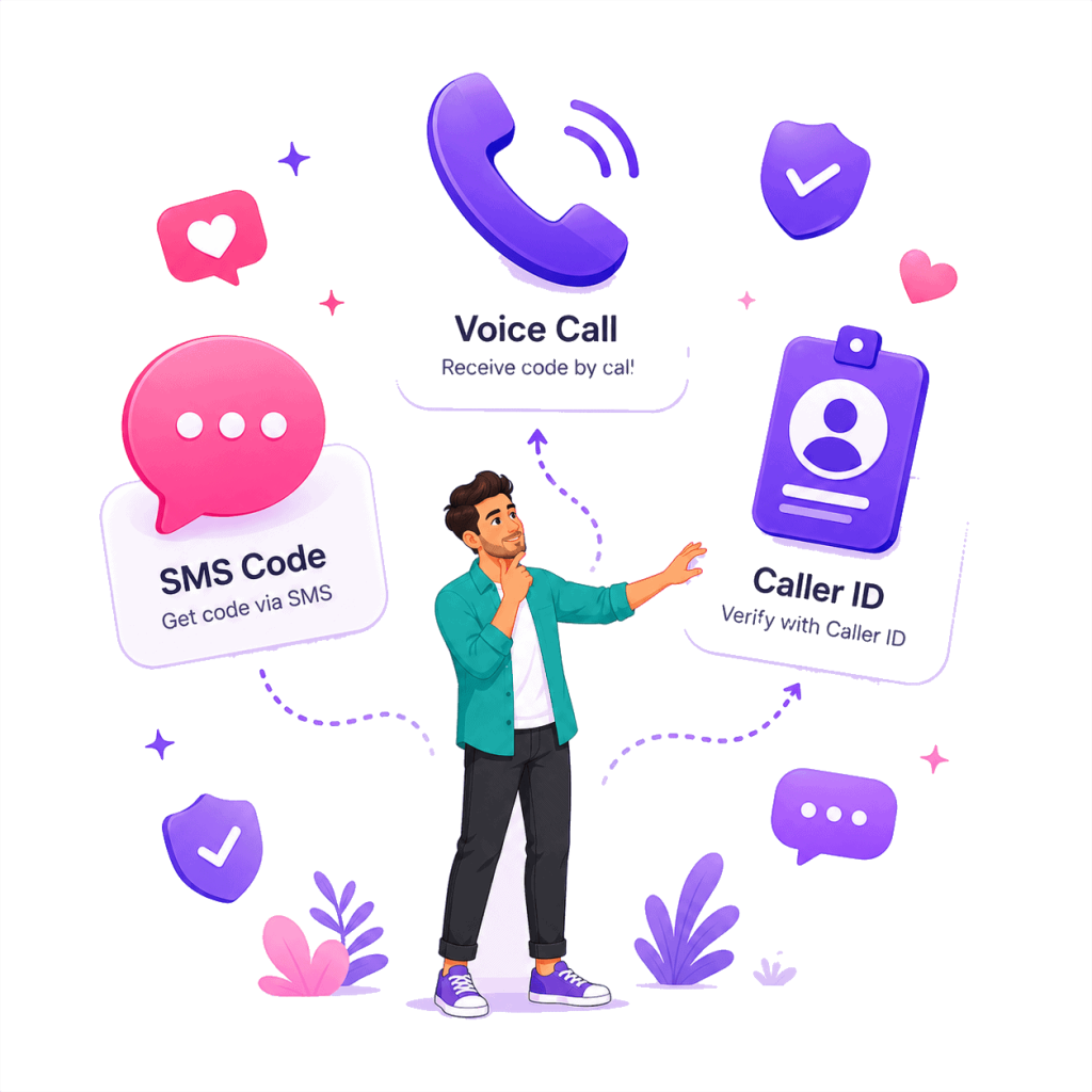 SMS, Voice Call, and Caller ID Options